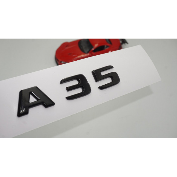 A 35 Bagaj Parlak Siyah ABS 3M 3D Yazı Logo ürün görseli 1
