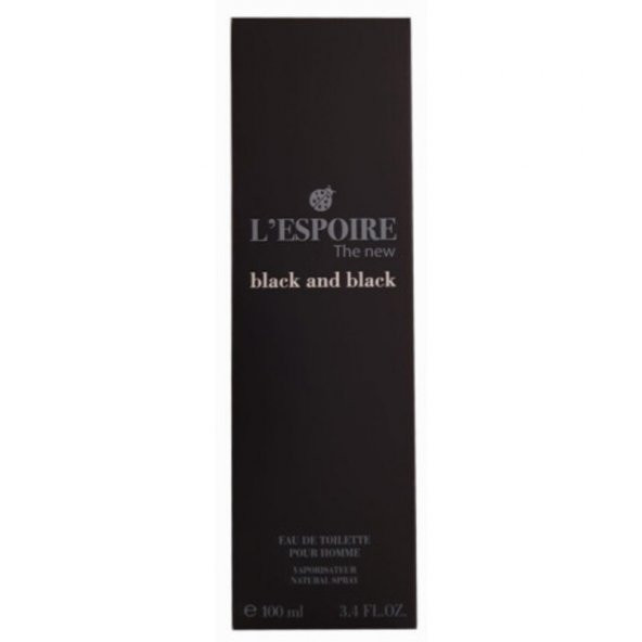 LESPOIRE BLACK AND BLACK - Resim 2