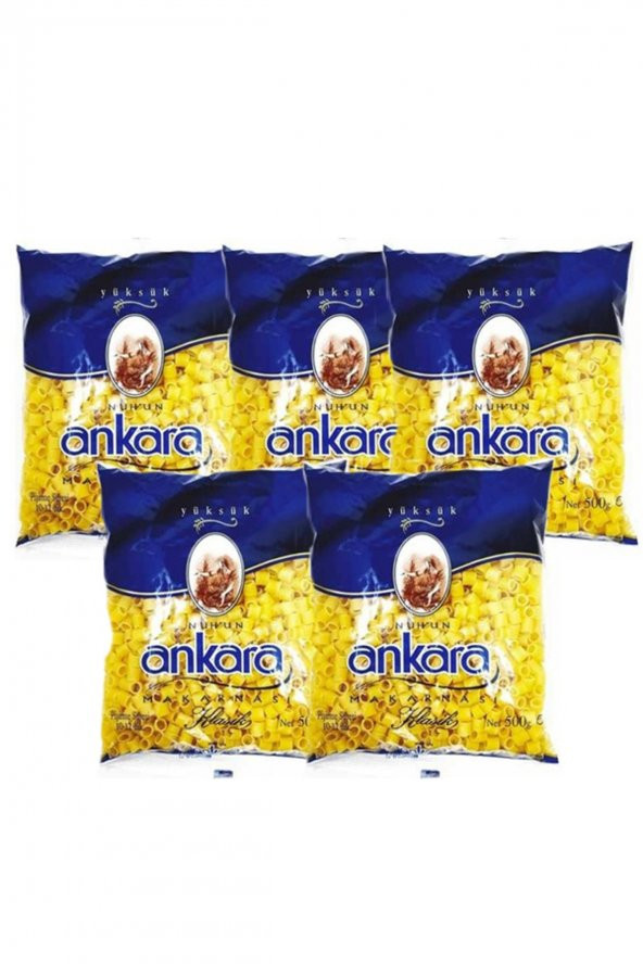 Ankara Yüksük Makarna 500gr X 5 Adet ürün görseli 1