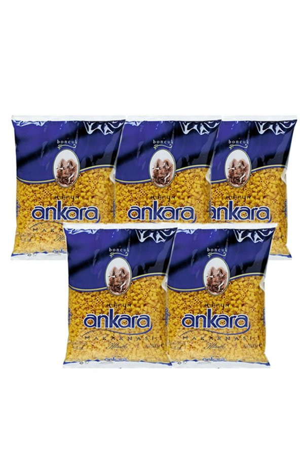 Ankara Boncuk Makarna 500gr X 5 Adet ürün görseli 1