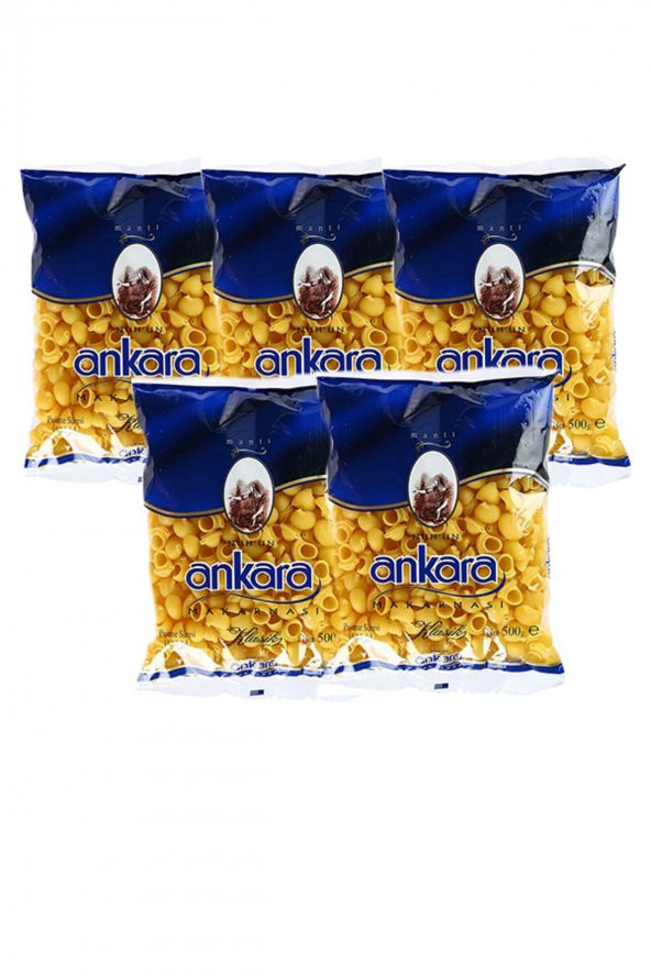 Ankara Mantı Makarna 500gr X 5 Adet ürün görseli 1
