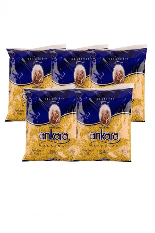 Ankara Tel Şehriye 500gr X 5 Adet ürün görseli 1
