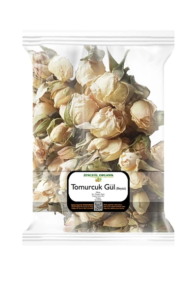 Beyaz Gül Kurusu Çayı Tomurcuk White Rose Gül Kurusu 250 gr ürün görseli 1