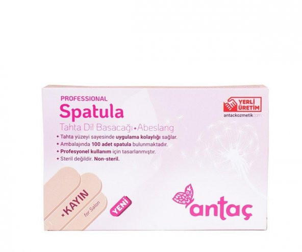 Antaç Spatula Tahta Dil Basacağı 100 Adet ürün görseli 1