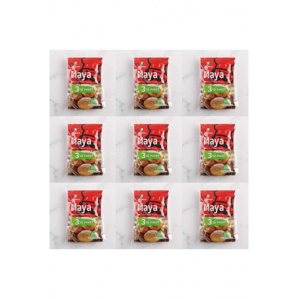 Glutensiz Instant Kuru Maya 3x10 gr 9 Paket. Pakmaya ürün görseli 1