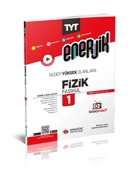 Karaağaç Yayınları TYT Enerjik Fizik Fasikülleri 1 ürün görseli 1