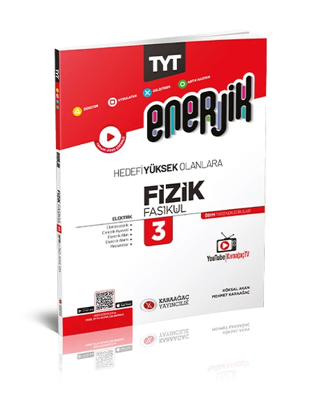Karaağaç Yayınları TYT Enerjik Fizik Fasikülleri 3 ürün görseli 1