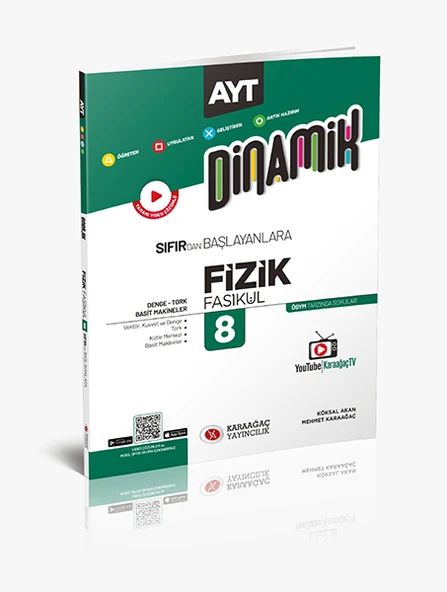 Karaağaç Yayınları Dinamik AYT Fizik Fasikülleri 8 ürün görseli 1