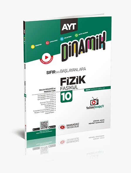 Karaağaç Yayınları Dinamik AYT Fizik Fasikülleri 10 ürün görseli 1
