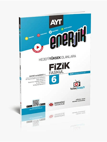 Karaağaç Yayınları AYT Enerjik Fizik Fasikülleri 6 ürün görseli 1