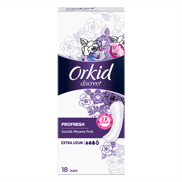 Orkid Günlük Mesane Pedi Extra Uzun 18 Adet ürün görseli 1