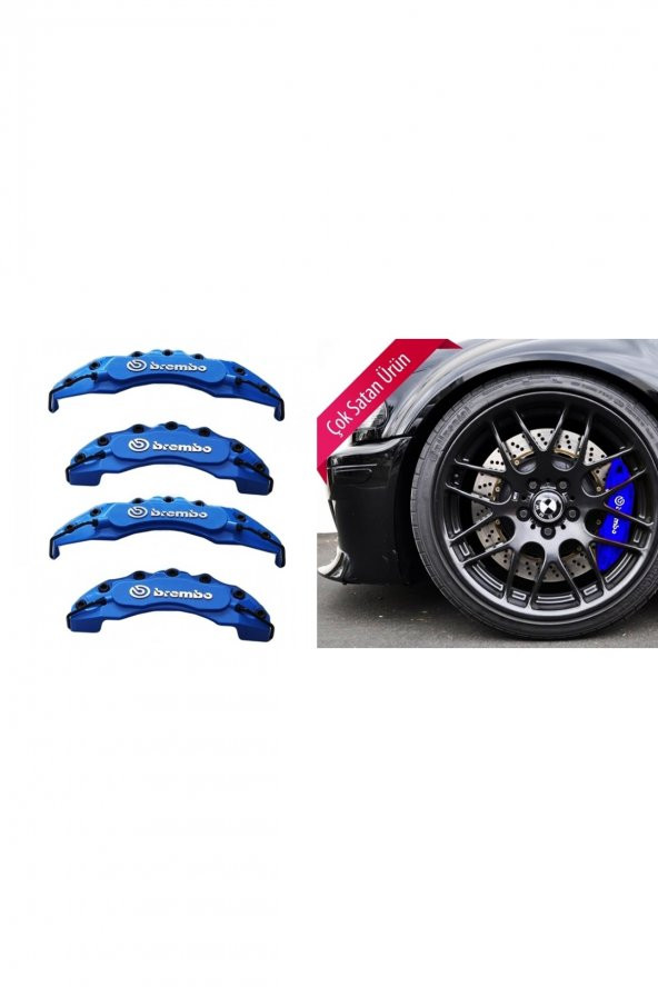 Volkswagen Touareg Fren Disk Kaliper Kapağı Mavi 4lü Yağ Hortumlu ürün görseli 1