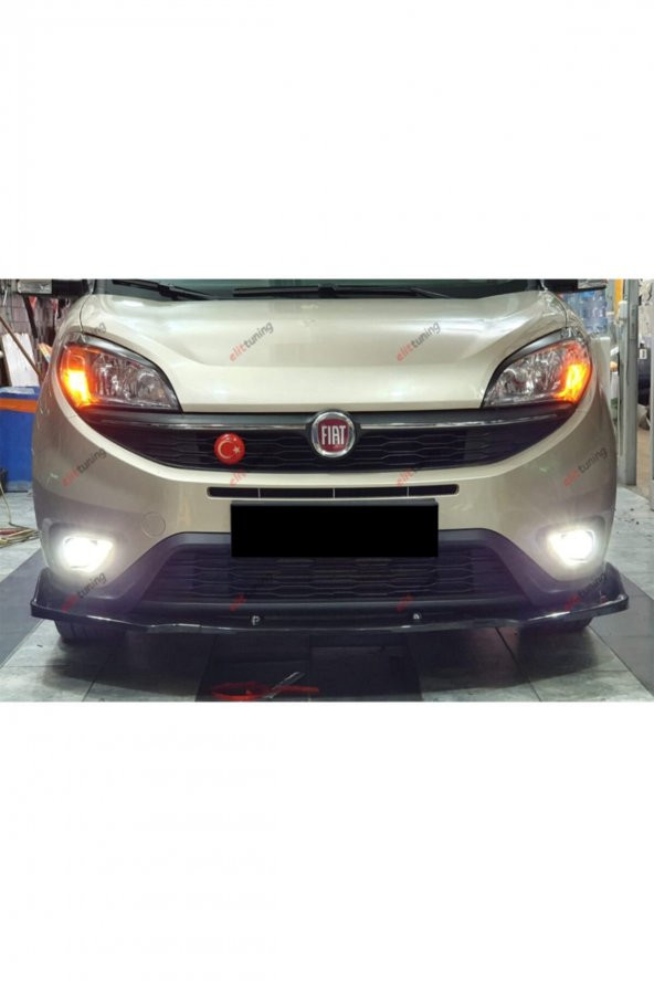 Fiat Doblo D4 Ön Tampon Eki, Lip, Kulaklı Voltex Tip 3 Parça ürün görseli 1