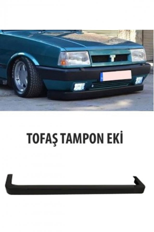 Kırılmaz Tofaş Slx Takoz Esnek Karlık 1.kalite Siyah Ön Tampon Eki ürün görseli 1