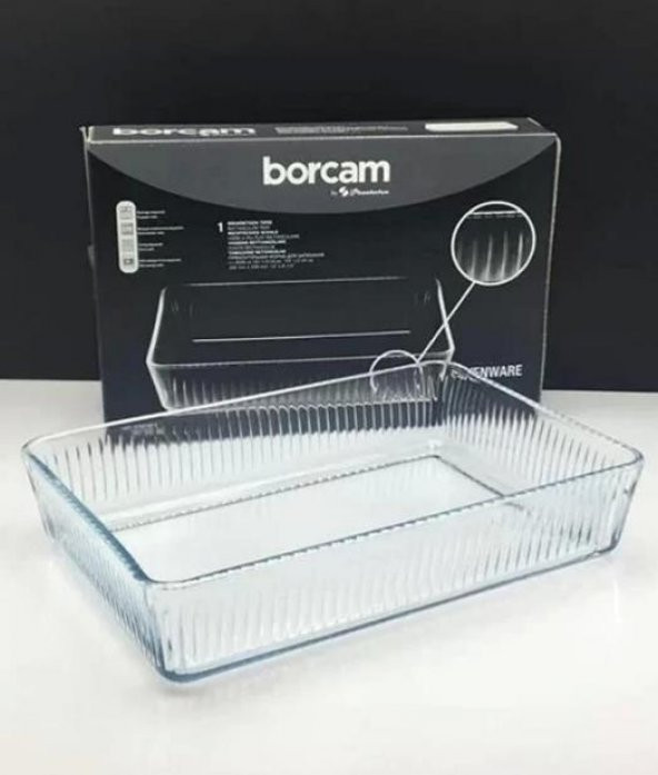 Paşabahçe 59964 Dikdörtgen Borcam Tepsi ürün görseli 1