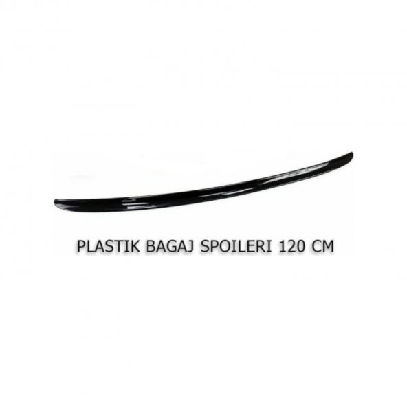 Renault Laguna uyumlu Pianoblack Spoiler 120 cm - Resim 3
