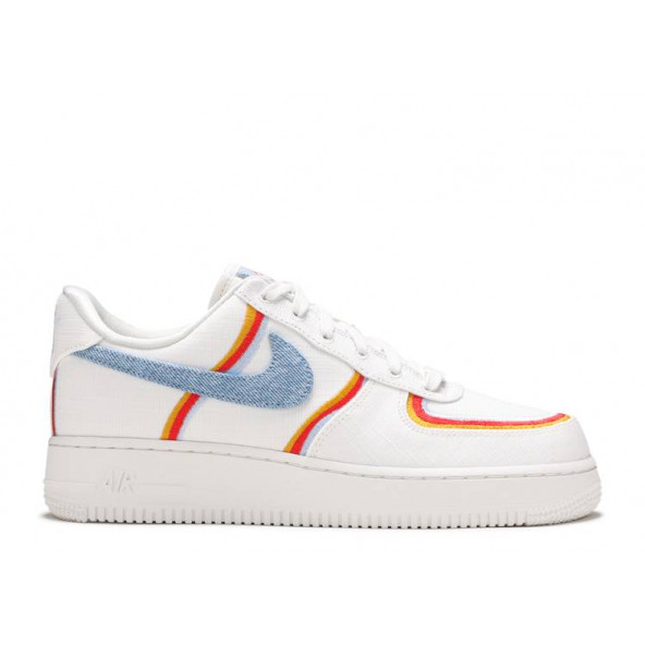 Nike Air Force 1 LOW WMNS 'SAIL DENIM SWOOSH' Spor Ayakkabı - DJ4655-133 ürün görseli 1
