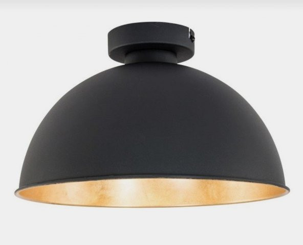 MYLİGHTS  40 CM RUSTİK PLOFONYER TAVAN ARMATÜRÜ  TAVAN AVİZE ürün görseli 1