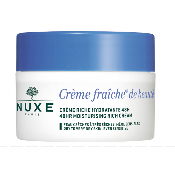 Nuxe Creme Fraiche De Beaute Riche 48 Saat Etkili Nemlendirici Yatıştırıcı Yoğun Bakım Kremi 50 ml ürün görseli 1