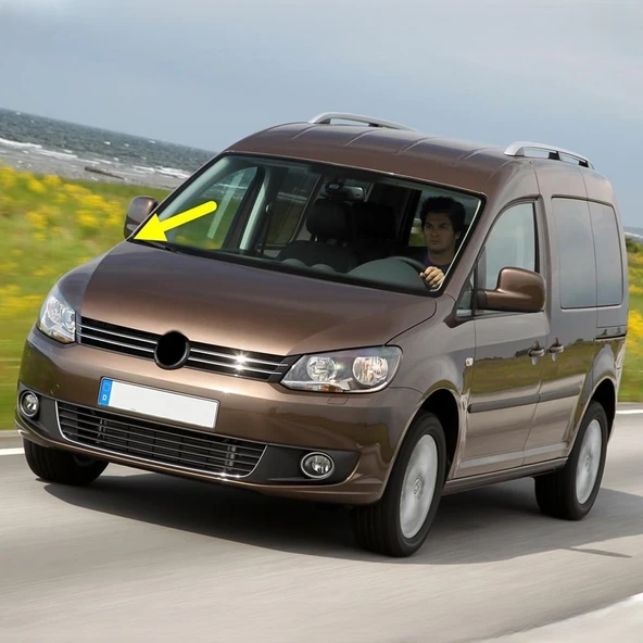 VW Caddy 2011-2015 Sağ Ön Çamurluk Köşe Oluk Plastiği 2K5819448B ürün görseli 1
