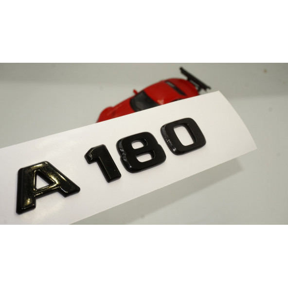 A 180 Bagaj Parlak Siyah ABS 3M 3D Yazı Logo ürün görseli 1