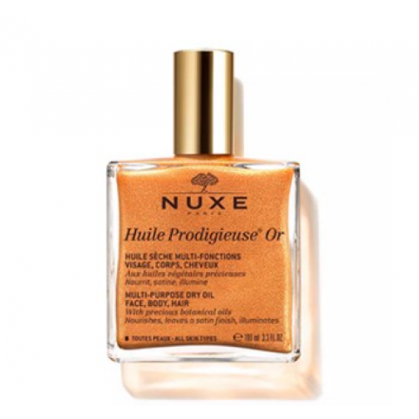Nuxe Huile Prodigieuse OR Altın Parıltılı Yüz Vücut Saçlar İçin Çok Amaçlı Kuru Yağ 100 ml ürün görseli 1