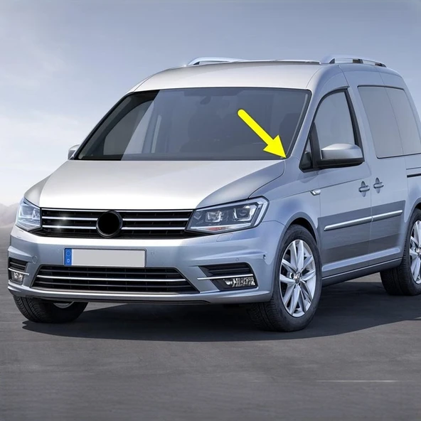 VW Caddy 2016-2020 Sol Ön Çamurluk Köşe Oluk Plastiği 2K5819447B ürün görseli 1