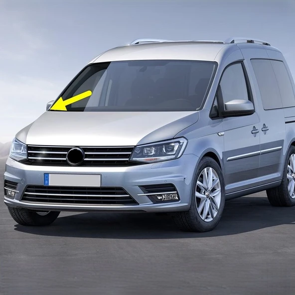 VW Caddy 2016-2020 Sağ Ön Çamurluk Köşe Oluk Plastiği 2K5819448B ürün görseli 1