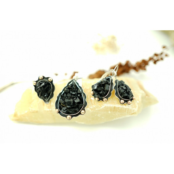 Kırıklı Oltu Taşı Set ürün görseli 1