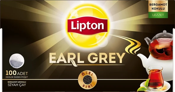 Lipton Earl Grey 3.2 gr 100lü Demlik Poşet Çay - Resim 2