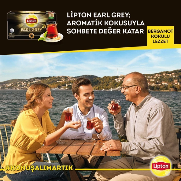 Lipton Earl Grey 3.2 gr 100lü Demlik Poşet Çay - Resim 6