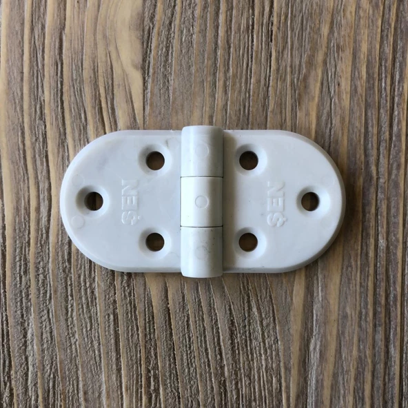 Plastik Oval Menteşe 7cm - 2 Adet - Resim 2