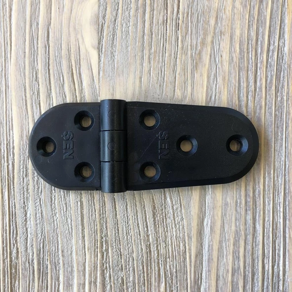 Plastik Oval Menteşe 9cm - 2 Adet - Resim 4