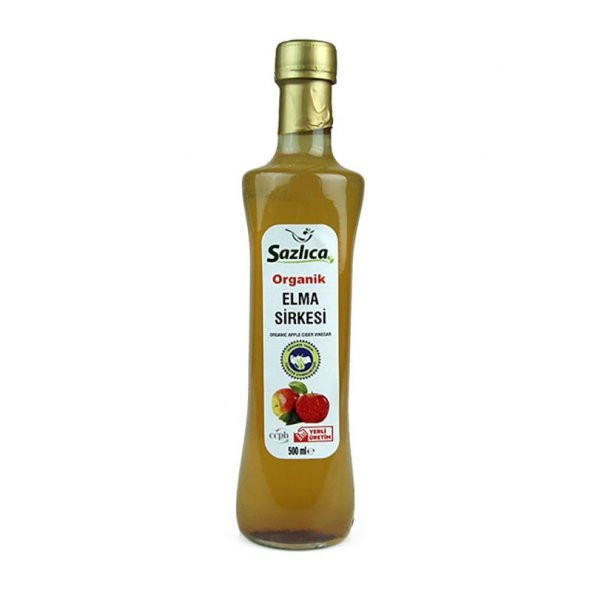 Sazlıca Organik Elma Sirkesi 500 Ml ürün görseli 1