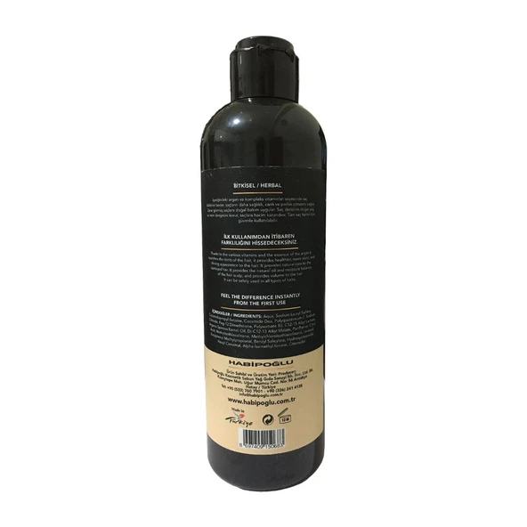 Habipoğlu Argan Şampuanı 400 Ml - Resim 2