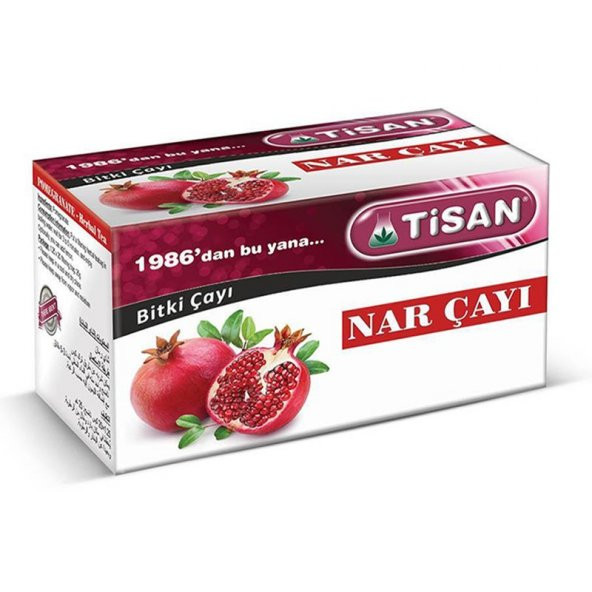 Tisan Nar Çayı 20’Li Süzen Poşet ürün görseli 1
