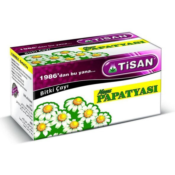 Tisan Papatya Çayı 20'li Süzen Poşet ürün görseli 1