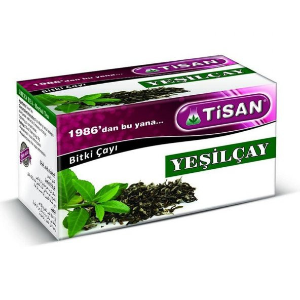 Tisan Yeşil Çay 20'li Süzen Poşet ürün görseli 1