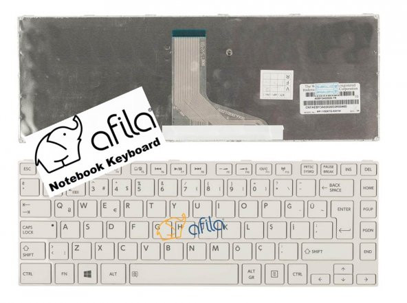 Toshiba Satellite P840, P840D, P845, P845D Klavyesi Beyaz TR ürün görseli 1