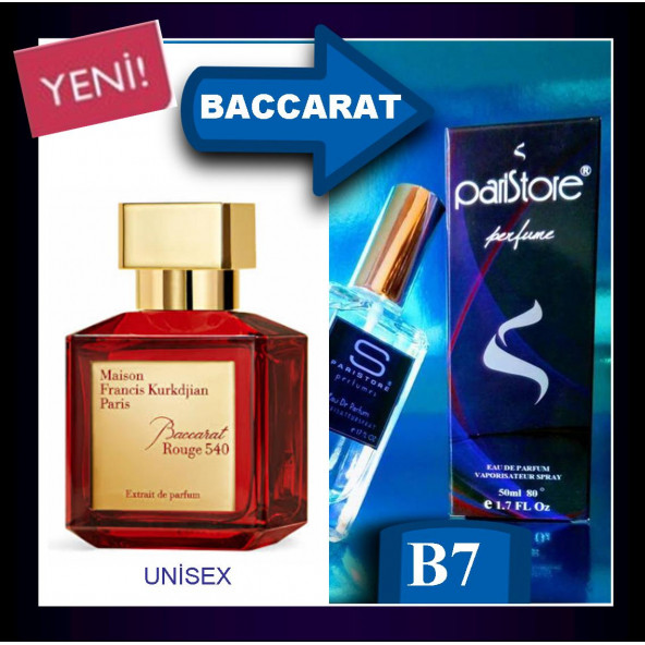 Paristore Parfüm (Baccarat) Unısex ürün görseli 1