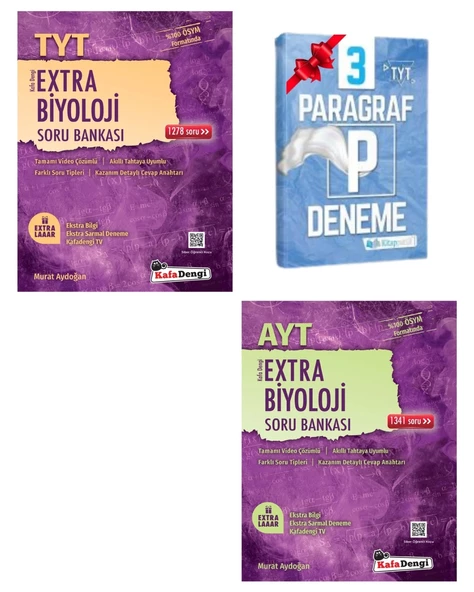 TYT ve AYT Extra Biyoloji Soru Bankası ürün görseli 1