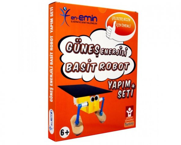 Güneş Enerjili Basit Robot Yapım Seti ürün görseli 1