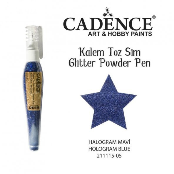 Cadence Kalem Toz Sim - Halogram Mavi ürün görseli 1