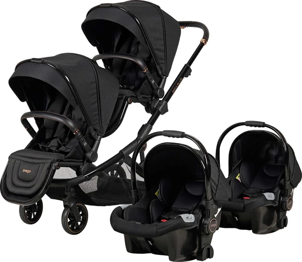 Prego İbiza Plus Travel Set Bebek Arabası / Siyah ürün görseli 1