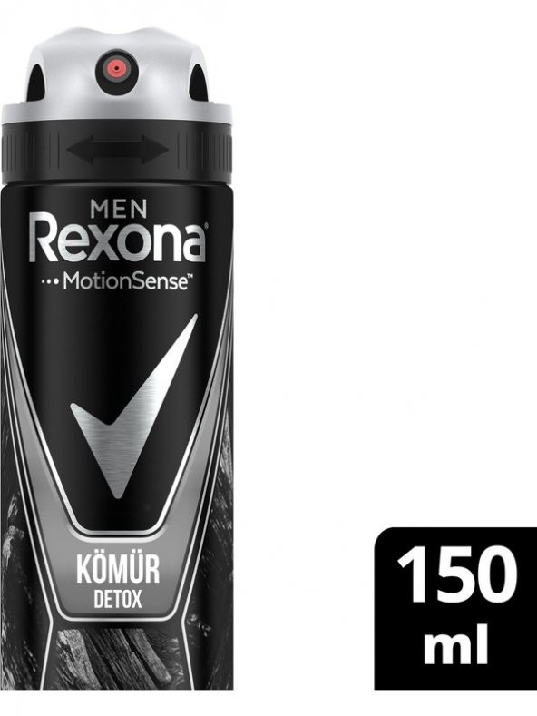Rexona Men Erkek Sprey Deodorant Natural Fresh Kömür Detox 150 ML 1 Adet ürün görseli 1