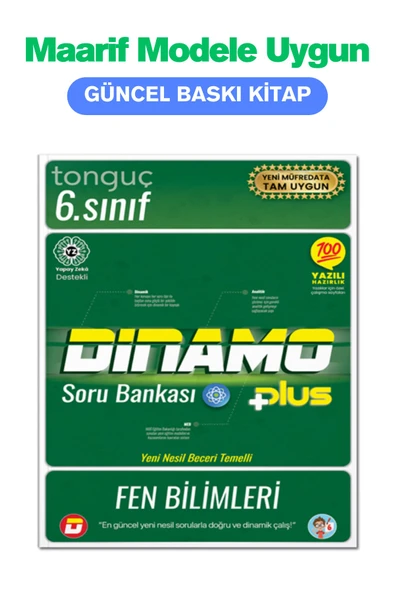 6. Sınıf Dinamo Fen Bilimleri Soru Bankası - Tonguç Yayınları ürün görseli 1