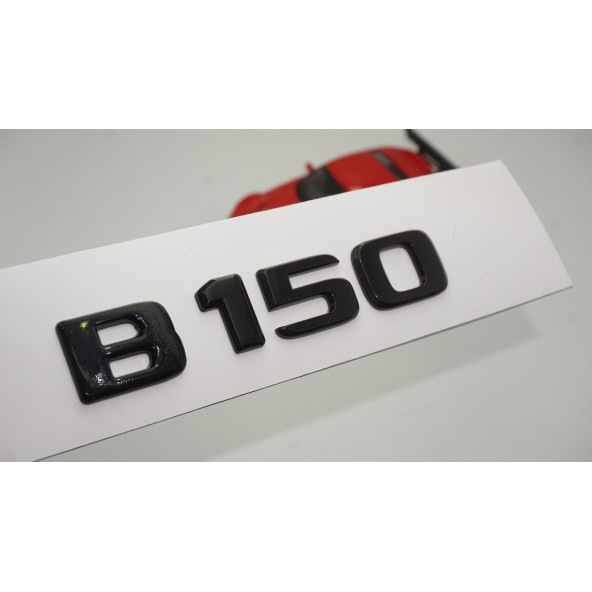 B 150 Bagaj Parlak Siyah ABS 3M 3D Yazı Logo ürün görseli 1