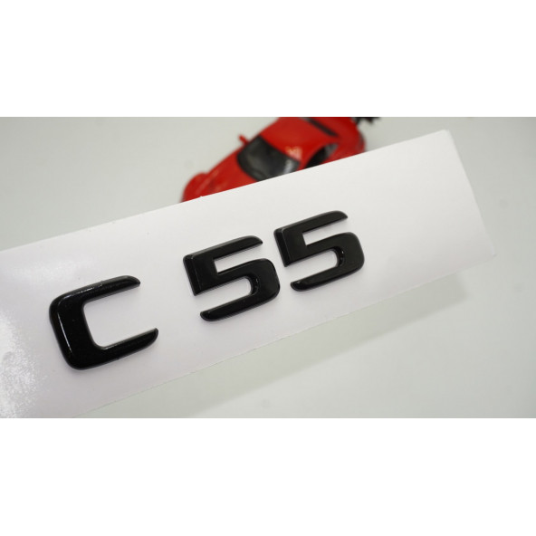 C 55 Bagaj Parlak Siyah ABS 3M 3D Yazı Logo ürün görseli 1