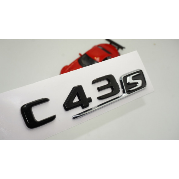 C 43S Bagaj Parlak Siyah ABS 3M 3D Yazı Logo ürün görseli 1