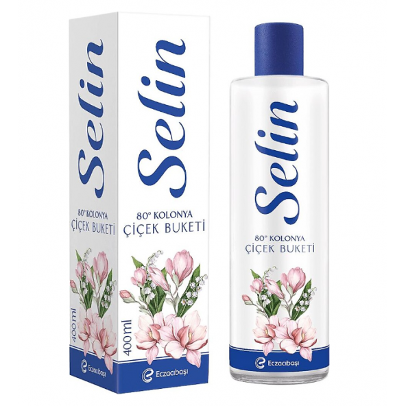 Selin PVC Şişe Kolonya Çiçek Buketi 400 ml ürün görseli 1